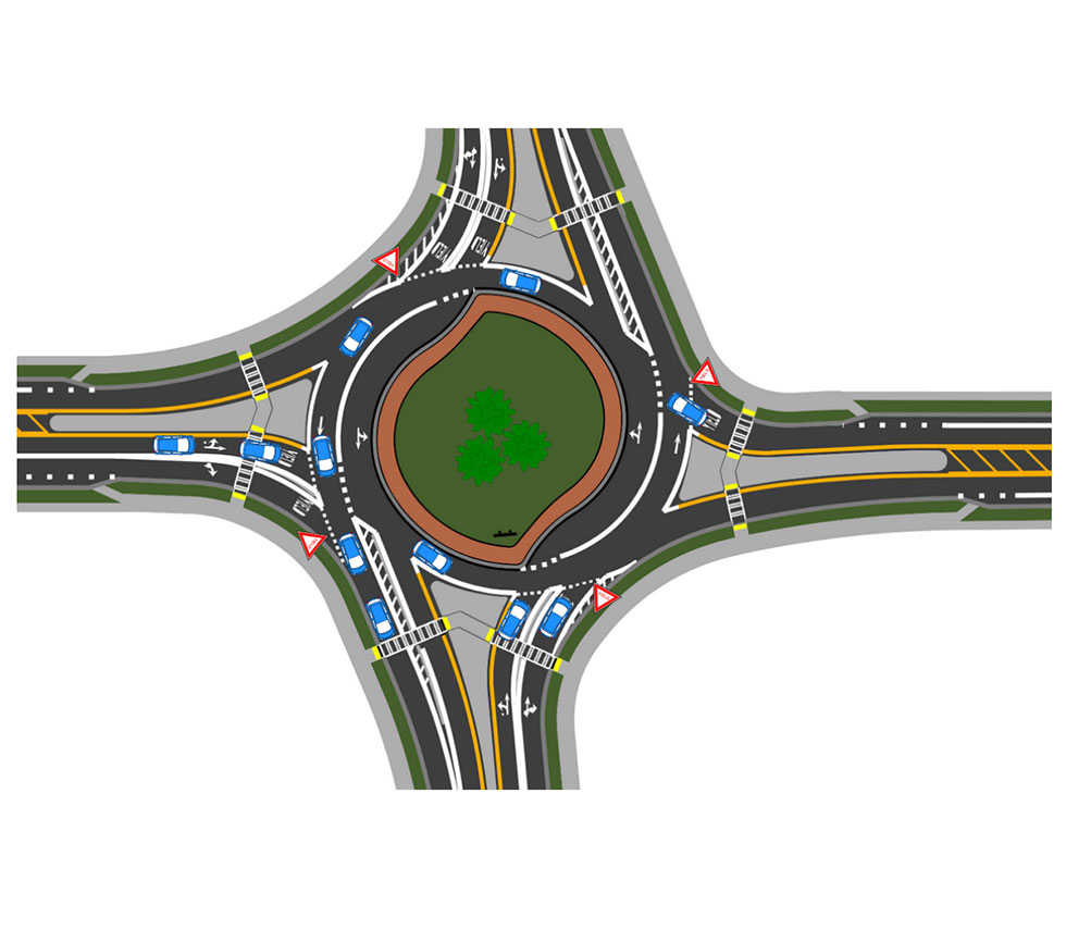 How to Navigate a Mutli-lane Roundabout